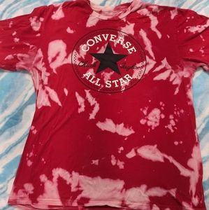 hand acid washed converse shirt med